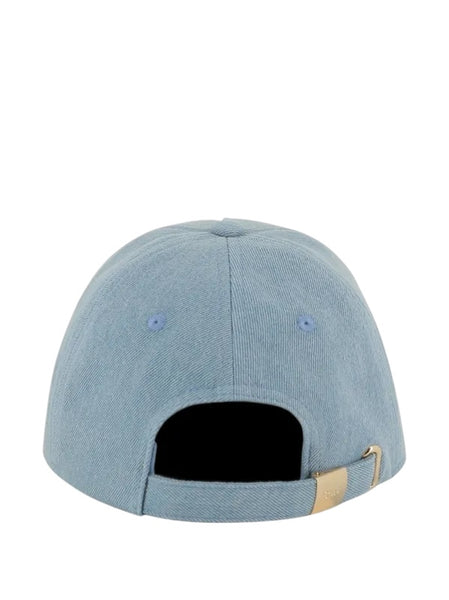 Cappello in denim con logo per bambina Chloé C20869 Z10 