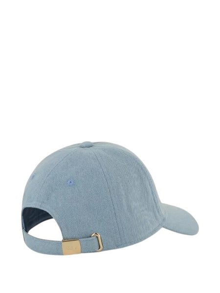 Cappello in denim con logo per bambina Chloé C20869 Z10 