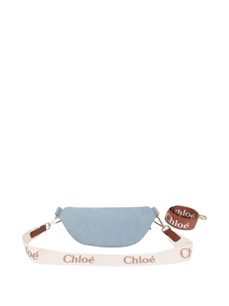 Marsupio in denim con logo per bambina§ Chloé C20880 Z10 