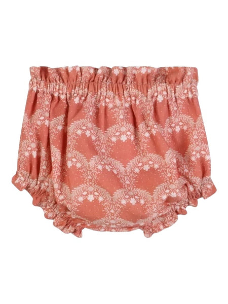 Set rosa top + short con stampa all over per neonata Chloé C20921 45U 