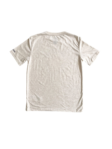 T-shirt beige con logo per bambino Converse 9CD483 JC7 