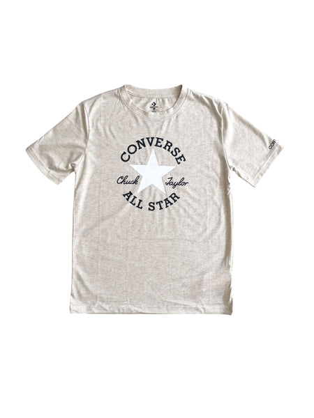 T-shirt beige con logo per bambino Converse 9CD483 JC7 