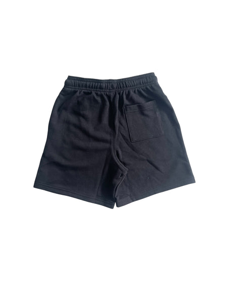 Shorts in felpa nero con logo per bambino Converse 9CH975 023 
