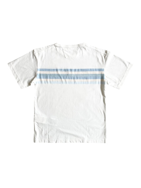 T-shirt bianca con logo per bambino C.P. Company COM00H-LAA17 10135 