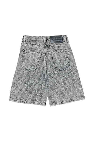 Bermuda in denim effetto sfrangiato per bambino Diesel J02345 K02 