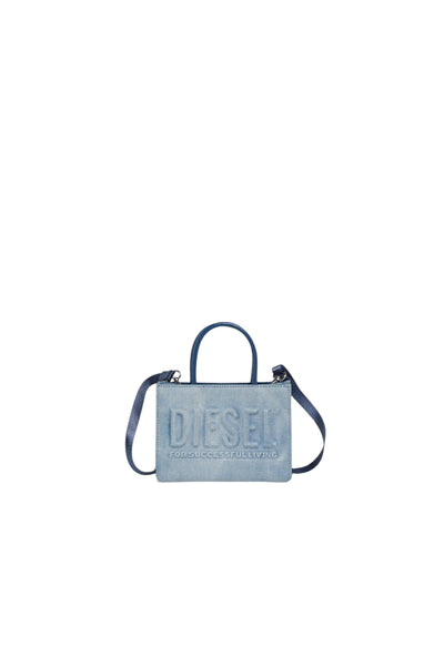 Borsa in denim con logo per bambina Diesel J02529 H8457 