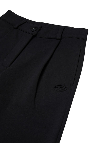 Pantalone a zampa nero per bambina Diesel J02658 K900 