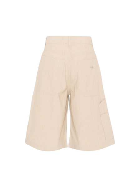 Shorts cargo beige per bambino Diesel J02678 KXBSN K141 
