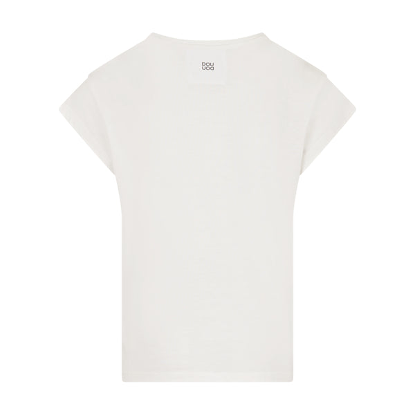 T-shirt bianca per bambino Doudou DY8A31 101 