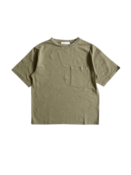 T-shirt verde con taschino per neonato e bambino Fiorile 1430 914 