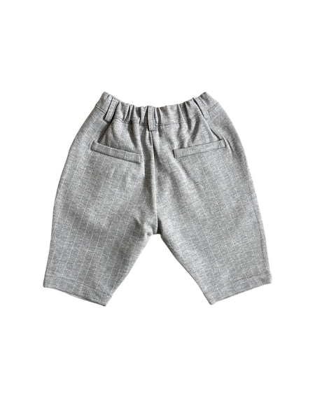 Pantalone grigio gessato per neonato Fiorile 1501 001 