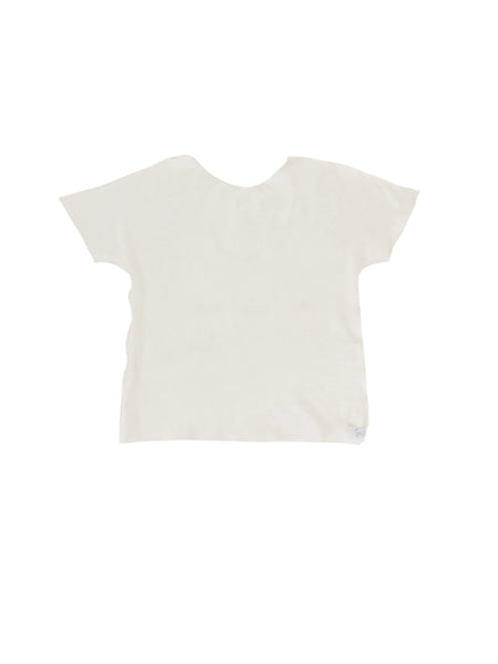 T-shirt bianca per neonati e bambini Gayalab 582A BIANCO 