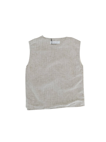 Gilet spigato verde oliva per neonato e bambino Gayalab 591B GRAYGREEN 