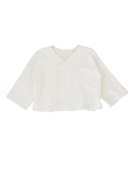 Giacca in maglia ecrù per bambini Gayalab 592B ECRU 