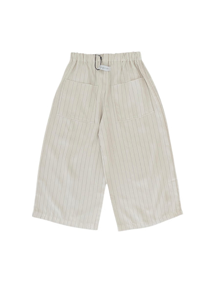 Pantalone panna gessato per neonati e bambini Gayalab 596E GESSATO 