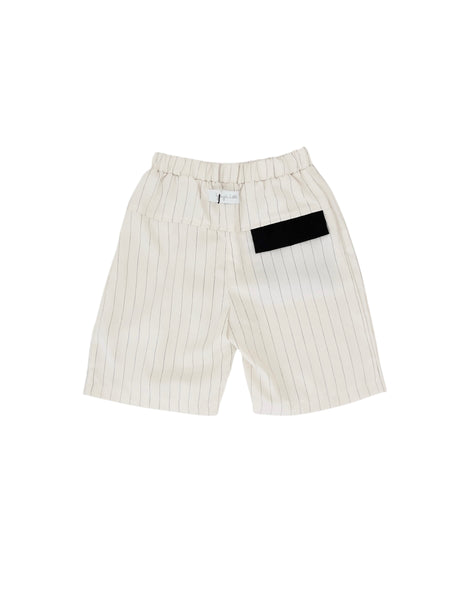 Bermuda panna gessato per neonati  e bambini Gayalab 598E GESSATO 