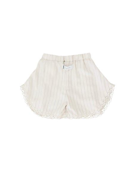 Shorts panna gessato per bambina Gayalab 599B GESSATO 