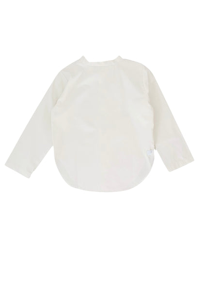 Camicia beige per neonato e bambino Gayalab CAMICIA CAPRI BEIGE 