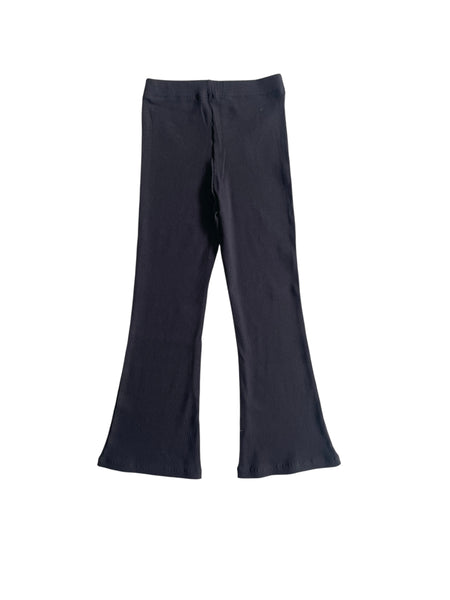 Pantalone a costine nero con logo in strass per bambina Hinnominate 3645P00364 BLACK 