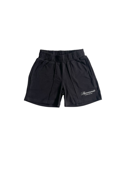 Shorts nero con logo per bambina Hinnominate 3646S00345 BLACK 