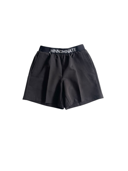 Shorts nero con logo per bambina Hinnominate 3646S00372 BLACK 