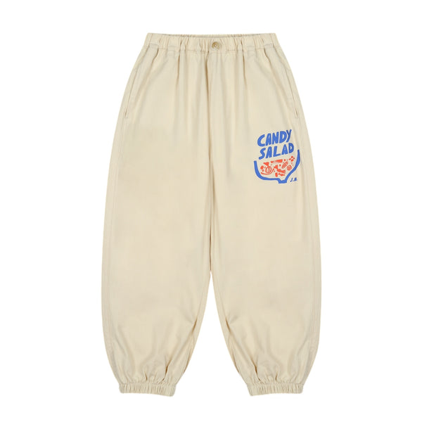 Pantalone beige con stampa per bambini Jelly Mallow JM2610437 CANDY 