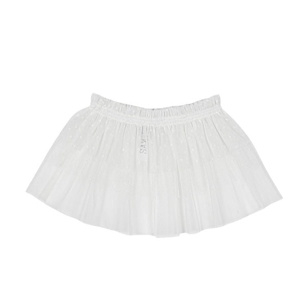 Gonna in tulle bianca per neonata e bambina Jelly Mallow JM2611107 TIERED 