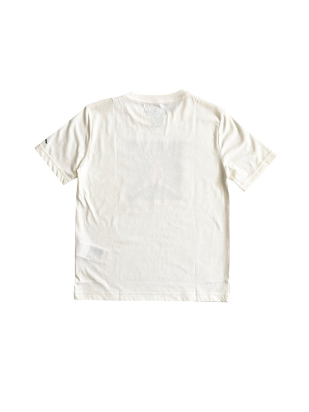 T-shirt beige con logo per bambino Jordan 95F057 W5T 