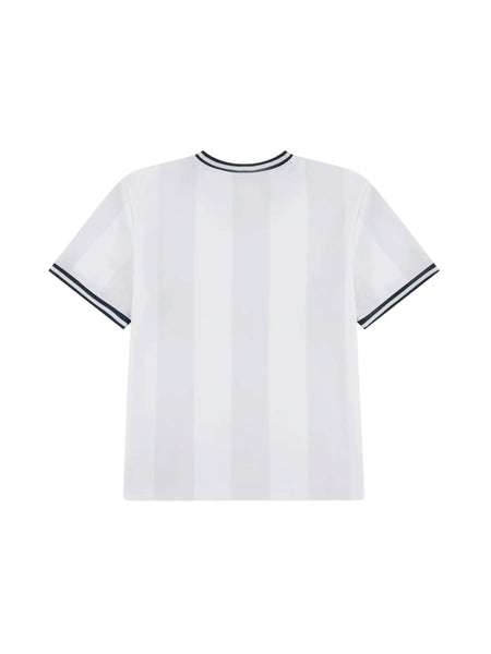 T-shirts bianca con logo per bambino Jordan 95F217 001 