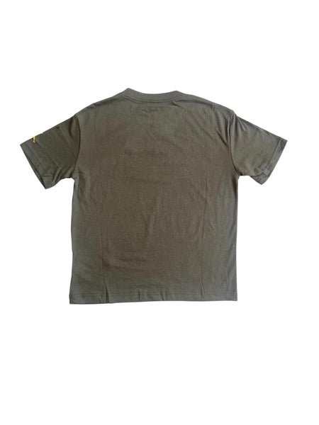 T-shirt verde con stampa per bambino Jordan 95F535 F84 