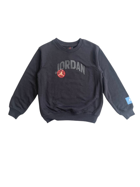 Felpa nera con stampe per bambino Jordan 95F568 023 