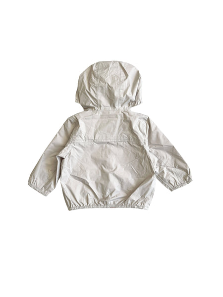 Giubbino reversibile beige e pesca per neonata K-WAY K2123IW C53 