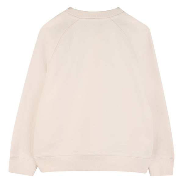 Felpa panna con stampa per bambini Kenzo K61567 208 