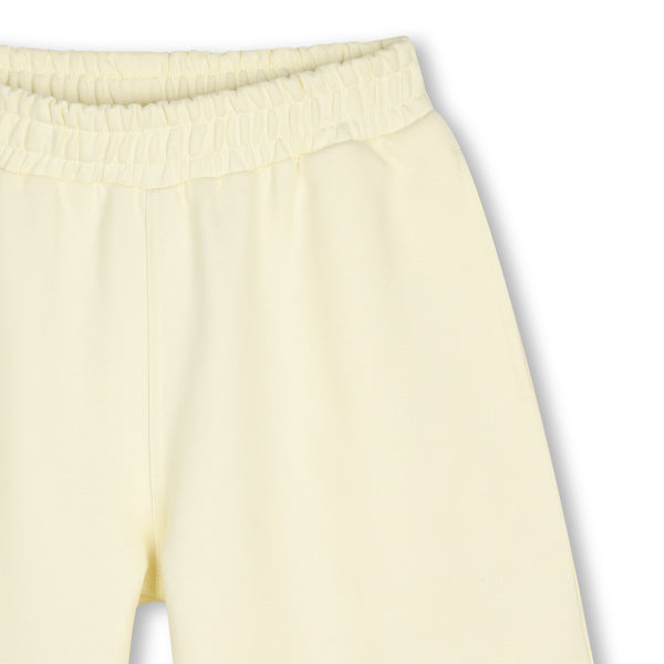 Shortsin felpa giallo con logo per bambino Kenzo K61649 504 