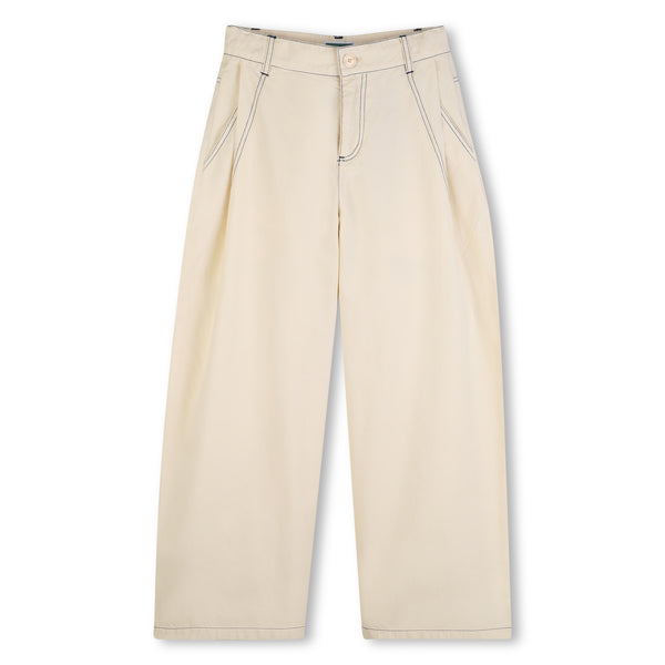 Pantaloni panna con logo per bambino Kenzo K61733 208 