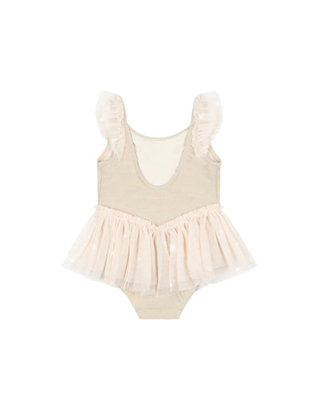 Costume da bagno con tulle e paillettes per neonata e bambina Konges slojd KS104633 ROSEWATER 