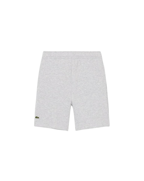 Bermuda in felpa grigio con logo per bambino Lacoste 947447 GH0 