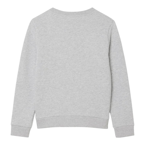 Felpa grigia con logo per bambino Lacoste 947581 GH0 