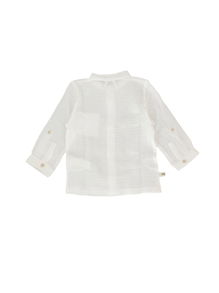 Camicia coreana panna per neonato Maperò M33158 PANNA 
