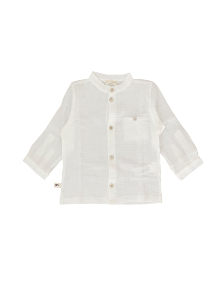 Camicia coreana panna per neonato Maperò M33158 PANNA 