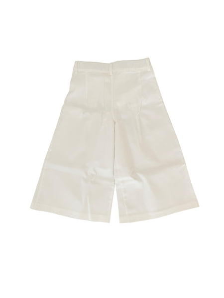Pantalone palazzo panna per neonata Maperò M33270 PANNA 