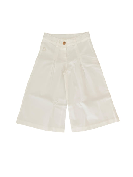 Pantalone palazzo panna per neonata Maperò M33270 PANNA 