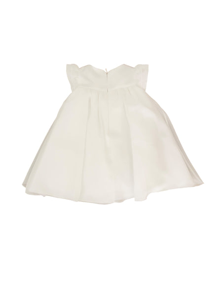 Abito in georgette latte per neonata Maperò PC05228 PANNA 