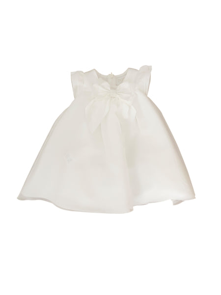 Abito in georgette latte per neonata Maperò PC05228 PANNA 