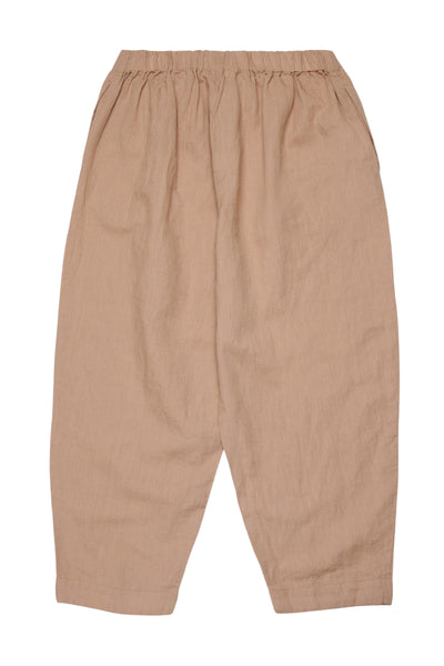 Pantalone sabbia con logo ricamato per bambini Marni M01794 0M718 