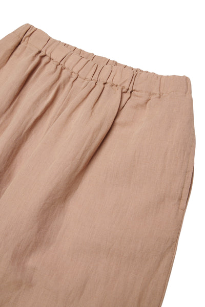 Pantalone sabbia con logo ricamato per bambini Marni M01794 0M718 
