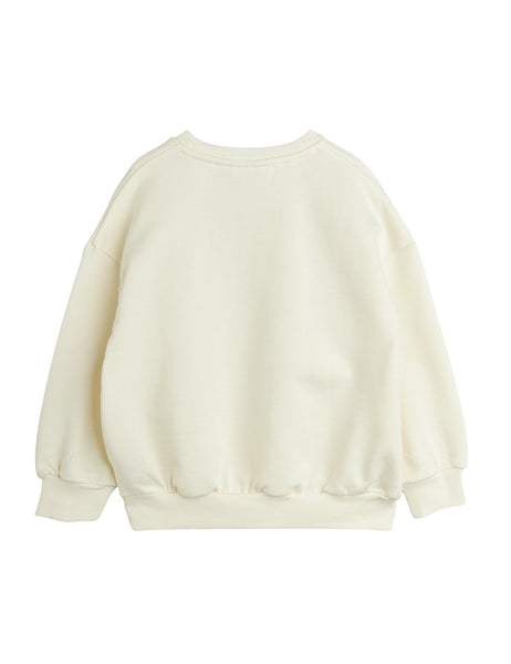 Felpa panna con stampa per neonati e bambini Mini Rodini 2622010810 WHITE 