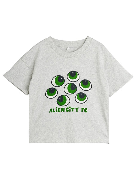 T-shirt grigia con stampa per neonati e bambini Mini Rodini 2622013294 GREY 
