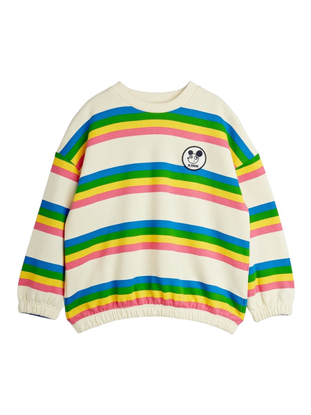 Felpa a righe multicolor per neonati e bambini Mini Rodini 2622014200 MULTI 
