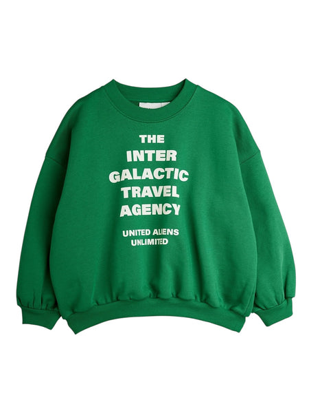 Felpa verde con stampa per neonati e bambini Mini Rodini 2622016775 GREEN 